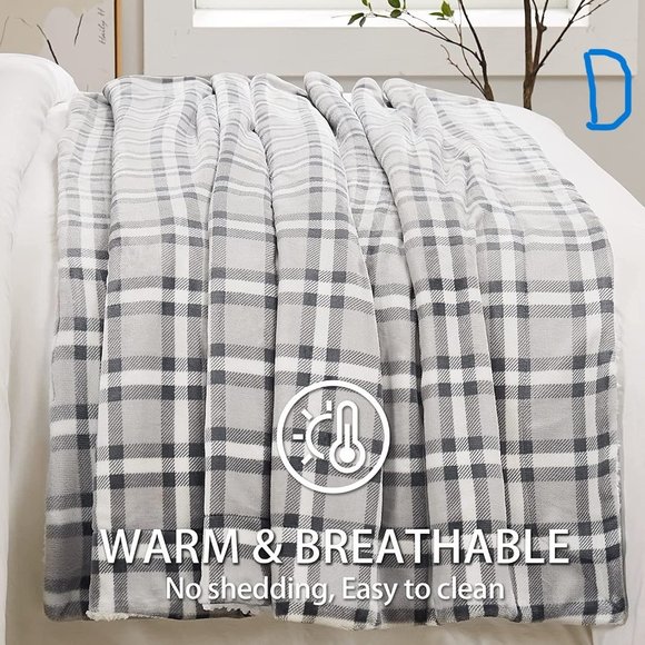 New herpa Fleece Blanket Plaid Blanket Super Soft Blankets & Throws for … - Picture 8 of 14